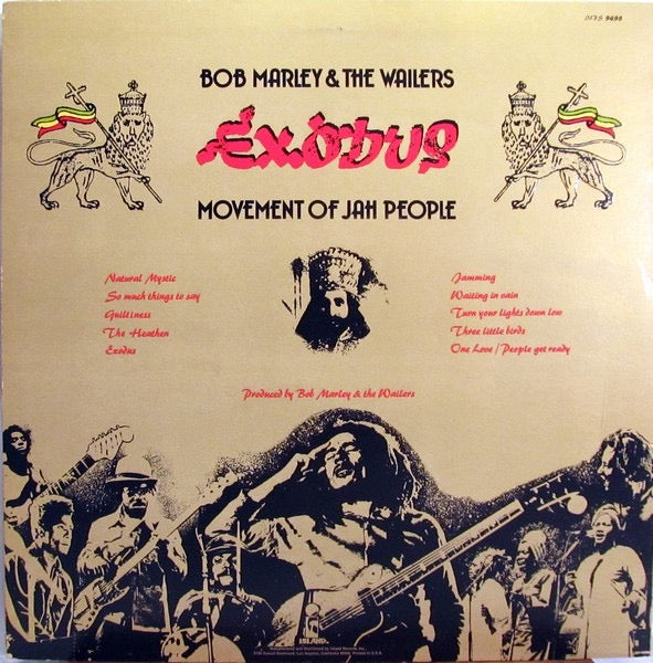 Bob Marley and the Wailers – Exodus (Vinyl LP, Island Records, 1978 UK Repress) – EX / EX