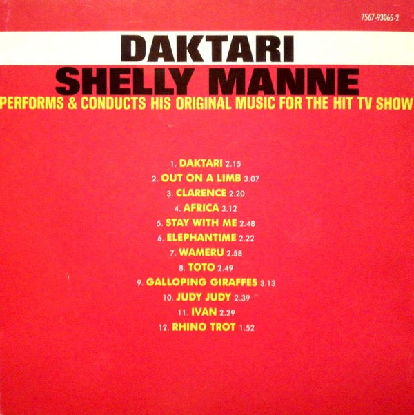 Shelly Manne – Daktari (CD, Atlantic Masters / Warner Jazz) – Mint / Sealed
