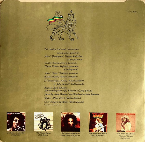 Bob Marley and the Wailers – Exodus (Vinyl LP, Island Records, 1978 UK Repress) – EX / EX