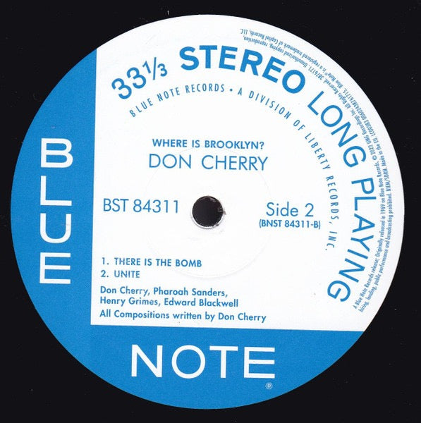 Don Cherry – Where Is Brooklyn? (Vinyl LP, Blue Note Classic Vinyl Series) – Mint / Sealed
