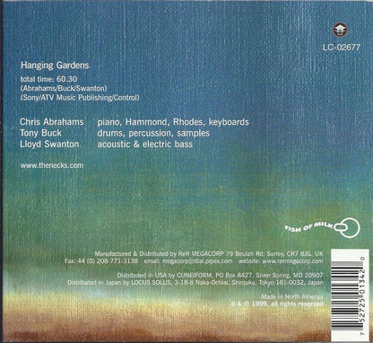 The Necks – Hanging Gardens (CD, ReR Megacorp, 1999) – Mint (Unsealed)