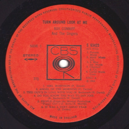 Ray Conniff and the Singers - Turn Around Look At Me (Vinyl LP, CBS 1968) - Ex / Ex