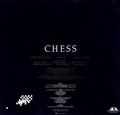 Benny Andersson, Björn Ulvaeus and Tim Rice - Chess  (Vinyl 2 LPs, RCA 1984) - Ex / Ex