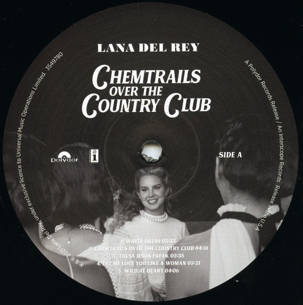 Lana Del Rey – Chemtrails Over the Country Club (Vinyl LP, Polydor Records, 2021, Gatefold) – Mint / Sealed