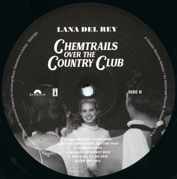 Lana Del Rey – Chemtrails Over the Country Club (Vinyl LP, Polydor Records, 2021, Gatefold) – Mint / Sealed