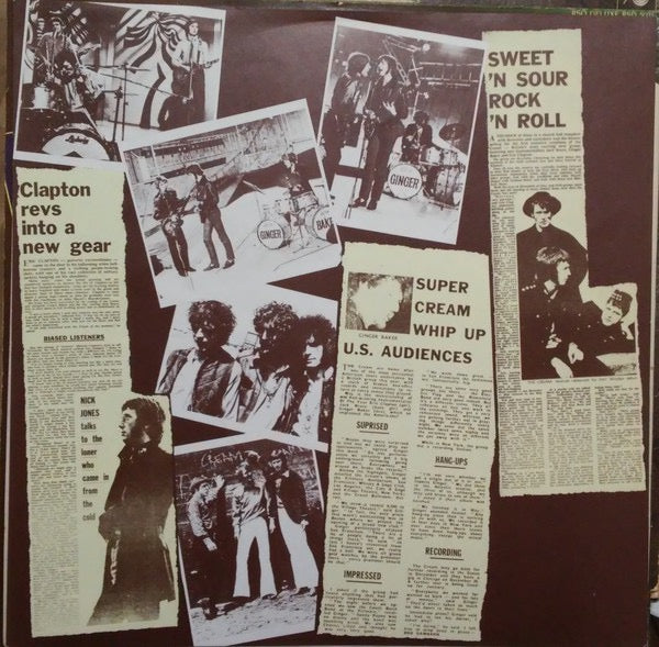 Cream – Strange Brew: The Very Best of Cream (Vinyl LP, RSO Records, 1983) – EX / EX