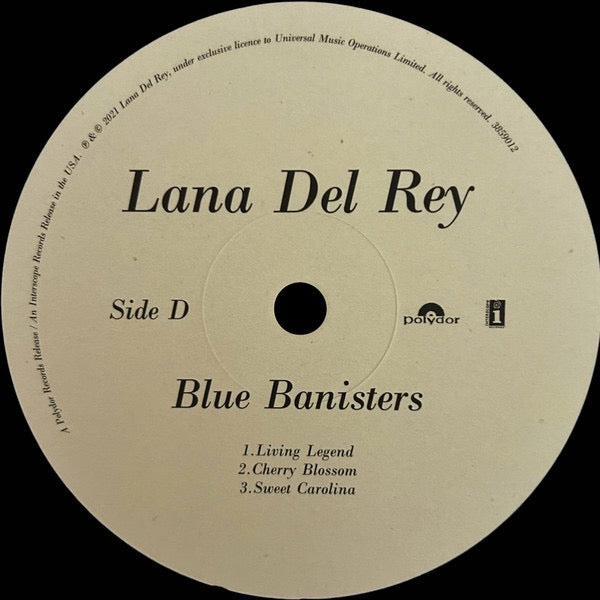 Lana Del Rey – Blue Banisters (2xVinyl LP, Polydor Records, 2021) – Mint / Sealed
