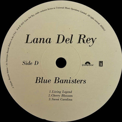 Lana Del Rey – Blue Banisters (2xVinyl LP, Polydor Records, 2021) – Mint / Sealed