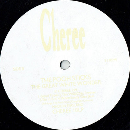 The Pooh Sticks – The Great White Wonder (Vinyl LP, Fierce Recordings, 1991) – EX / EX