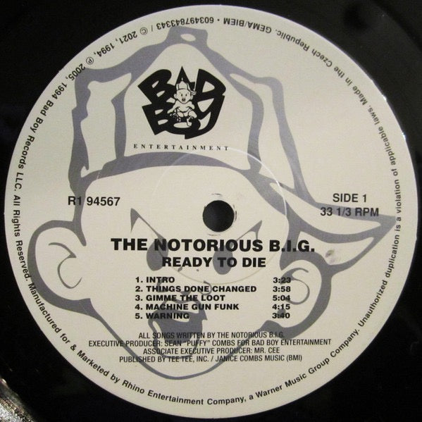 The Notorious B.I.G. – Ready to Die (2x Vinyl LP, Bad Boy Records, 2021 Reissue) – Mint / Sealed
