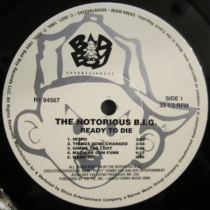 The Notorious B.I.G. – Ready to Die (2x Vinyl LP, Bad Boy Records, 2021 Reissue) – Mint / Sealed