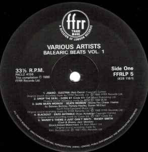 Various - Balearic Beats The Album Vol. 1 (Vinyl LP, ffRR, 1988) - Near Mint
