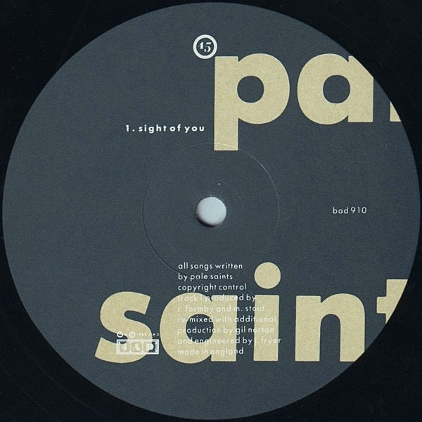 Pale Saints – Barging into the Presence of God (12" Vinyl EP, 4AD, 1989) – EX / EX
