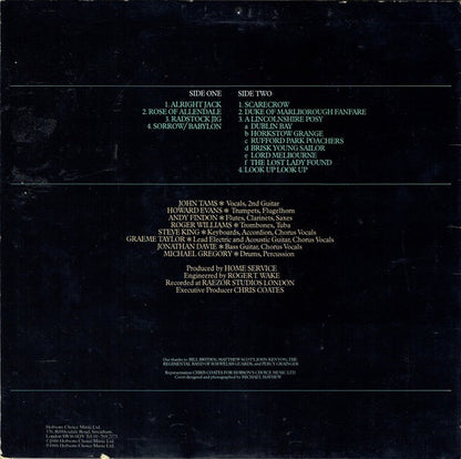 Home Service – Alright Jack (Vinyl LP, Hobson’s Choice Music, 1986) – EX / EX