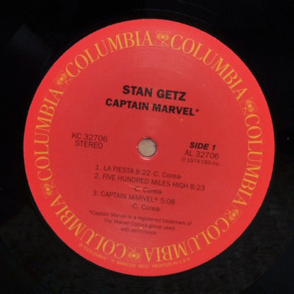 Stan Getz - Captain Marvel (Vinyl LP, Pure Pleasure Audiophile) - Near Mint