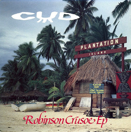 Cud – Robinson Crusoe EP (12", Imaginary Records, 1989) – EX / EX