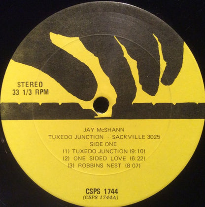 Jay McShann Featuring Don Thompson – Tuxedo Junction (Vinyl LP, McClear Place, 1980) – EX / EX