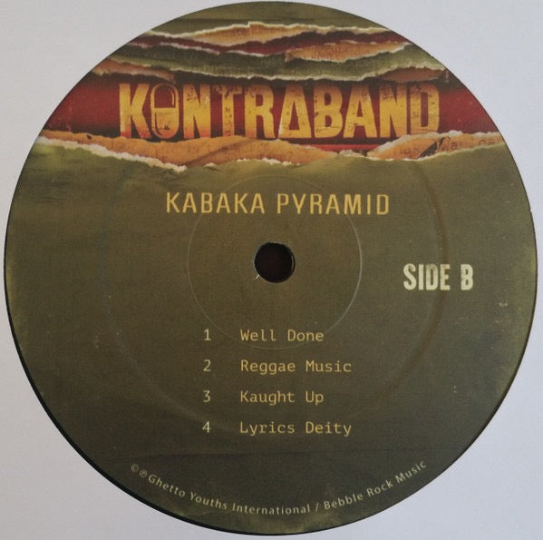 Kabaka Pyramid – Kontraband (Vinyl LP, Ghetto Youths International / Bebble Rock Music, 2018) – Mint / Sealed