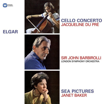 Elgar – Jacqueline Du Pré, Sir John Barbirolli, London Symphony Orchestra / Janet Baker – Cello Concerto / Sea Pictures (Vinyl LP, Warner Classics) – Mint / Sealed