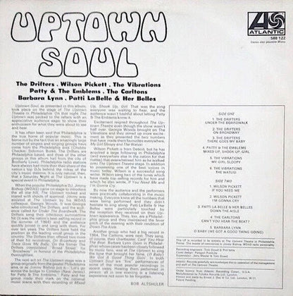 Various- Uptown Soul (Vinyl LP, Atlantic 1968) - EX /EX