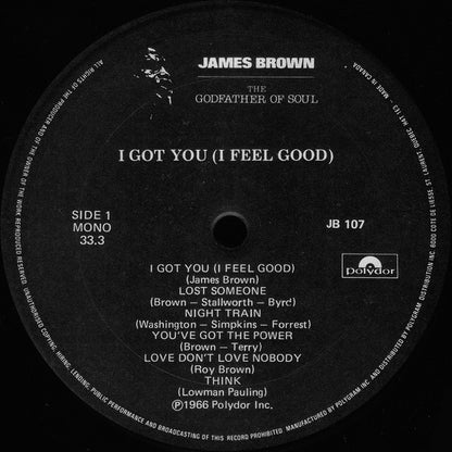 James Brown - I Got You, (I Feel Good) (Vinyl LP, Polydor, 1986) - EX / EX