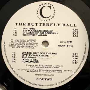 Roger Glover - Butterfly Ball & Wizard's Convention (2xLP, Connoisseur Collection) - EX / EX