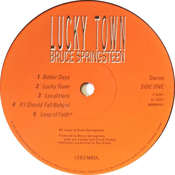 Bruce Springsteen – Lucky Town (Vinyl LP, Columbia, 2018 Reissue) – Mint / Sealed