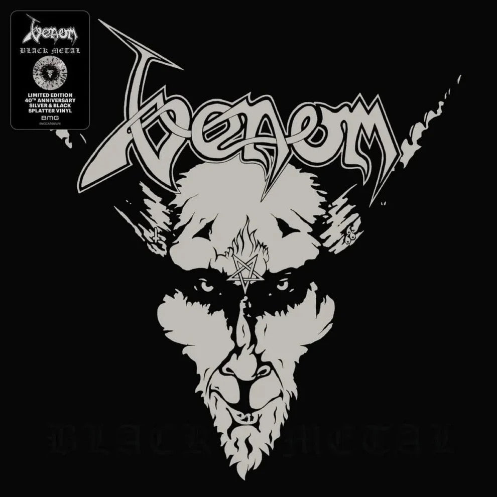 Venom – Black Metal (Silver & Black Swirl Vinyl LP) – Mint / Sealed