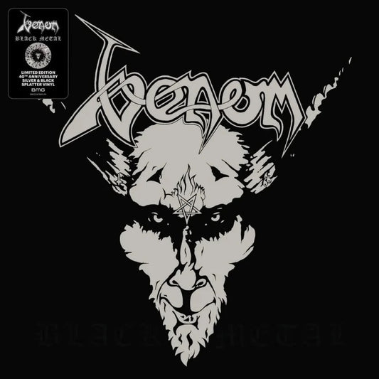 Venom – Black Metal (Silver & Black Swirl Vinyl LP) – Mint / Sealed