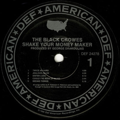 The Black Crowes – Shake Your Money Maker (Vinyl LP, American Def Recordings, 1990) – EX / NM