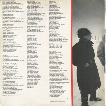 U2 – War (Vinyl LP, Island Records, 1983, Gatefold) – EX / EX