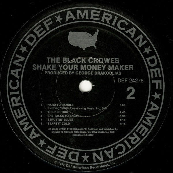The Black Crowes – Shake Your Money Maker (Vinyl LP, American Def Recordings, 1990) – EX / NM