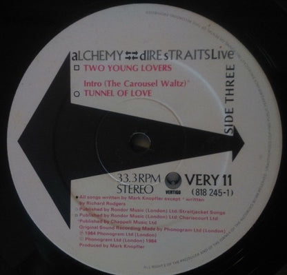 Dire Straits – Alchemy: Dire Straits Live (2× Vinyl LP, Gatefold, Vertigo, 1984) – EX / EX