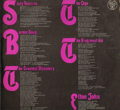 Elton John – Elton John (Vinyl LP, DJM Records, 1970) – EX / EX