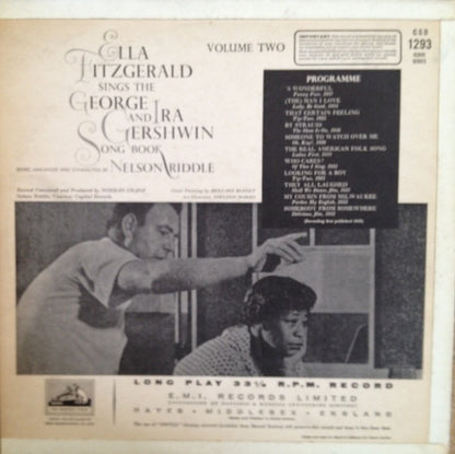 Ella Fitzgerald – Sings the George & Ira Gershwin Song Book, Vol. Two (Vinyl LP, His Master’s Voice, 1959) –VG+/EX