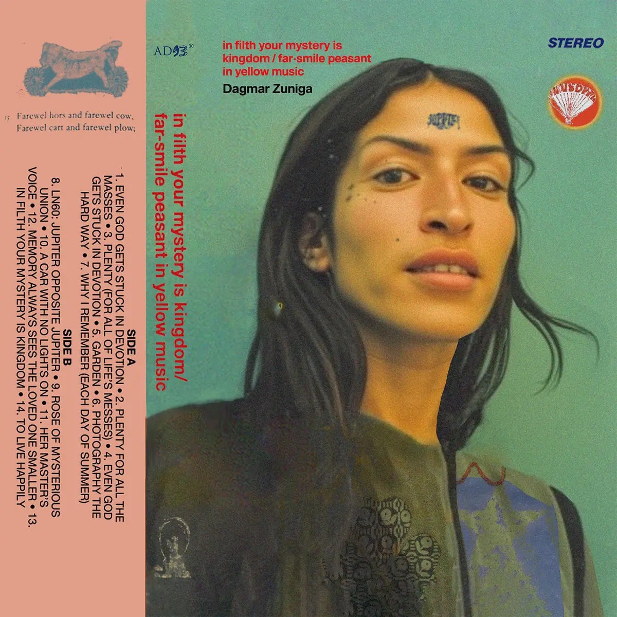Dagmar Zuniga - in filth your mystery is kingdom / far smile peasant in yellow music (Vinyl LP, AD, 2026) Mint / Sealed