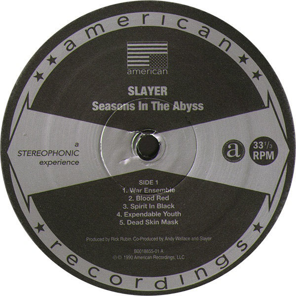 Slayer – Seasons in the Abyss (Vinyl LP, American Recordings, Reissue) – Mint / Sealed