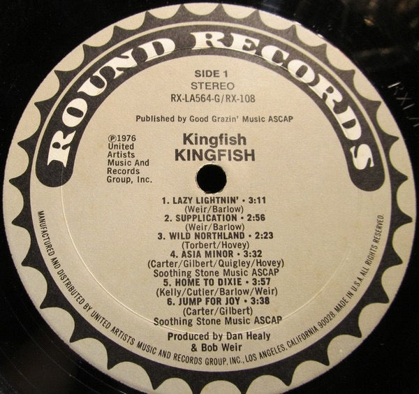 Kingfish – Kingfish (Vinyl LP, Round Records, 1976) – EX / EX