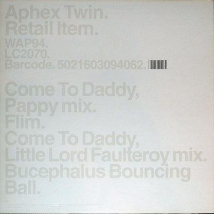 Aphex Twin – Come to Daddy (Vinyl LP, Warp, 1997) – Mint / Sealed
