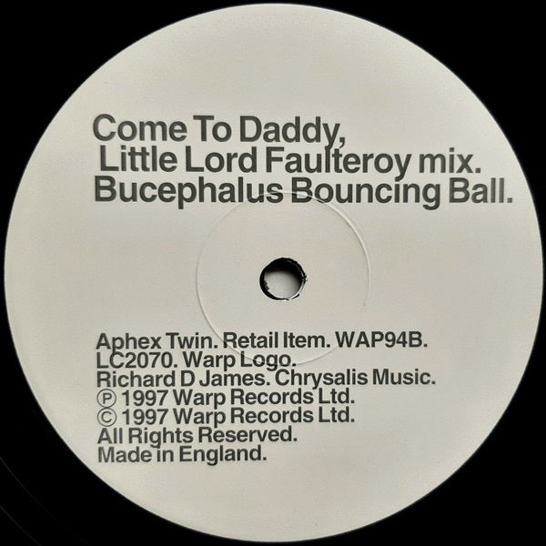 Aphex Twin – Come to Daddy (Vinyl LP, Warp, 1997) – Mint / Sealed