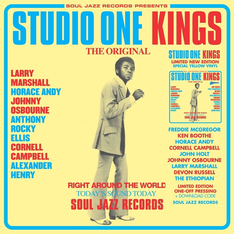 Various Artists – Studio One Kings (Vinyl LP, Soul Jazz Records, Limited Yellow Edition) – Mint / Sealed