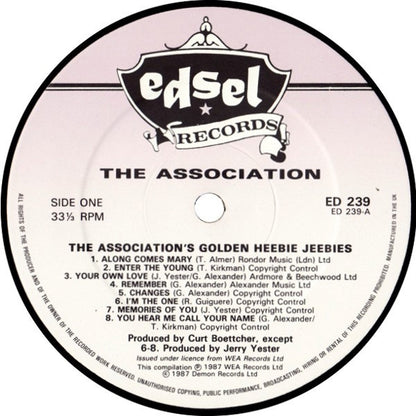 The Association – Golden Heebie Jeebies (Vinyl LP, Edsel Records, 1987) – EX / EX