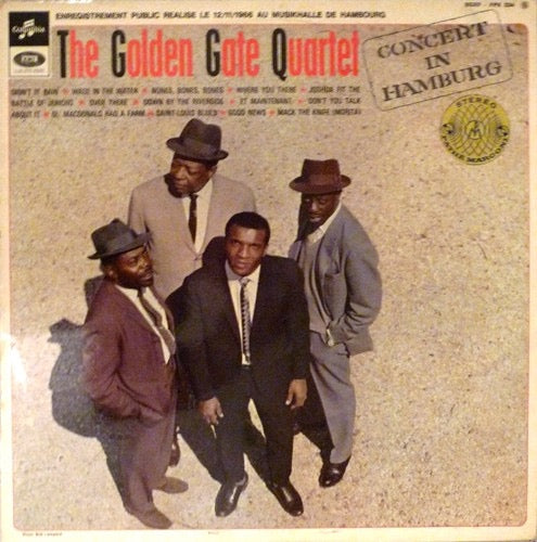 The Golden Gate Quartet – Concert in Hamburg (Red Translucent Vinyl LP, Odeon Records, Japanese Pressing) – EX / EX