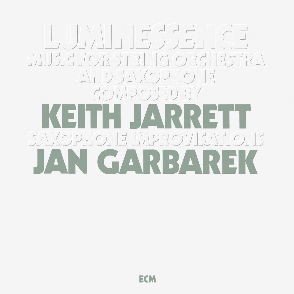 Keith Jarrett Jan Garbarek Luminescence LP ECM Audiophile mint/sealed