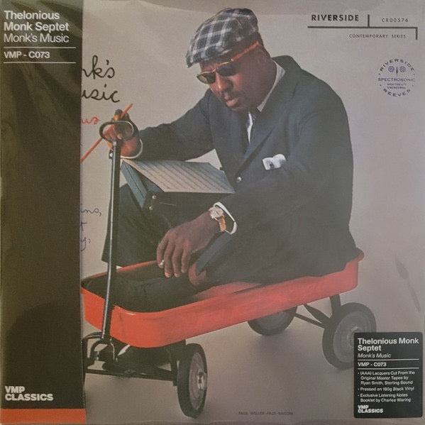 Thelonious Monk Septet – Monk's Music (Vinyl LP, Riverside Records / Craft Recordings, 2024 Original Jazz Classics Reissue) – Mint / Sealed