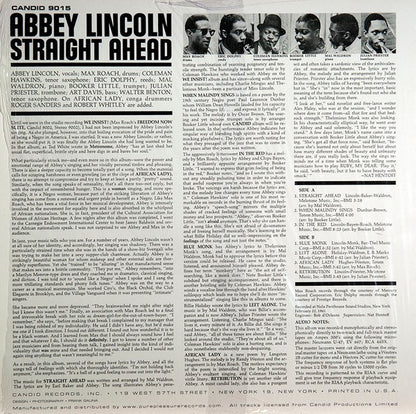 Abbey Lincoln – Straight Ahead (Vinyl LP, Candid reissue) – Near Mint