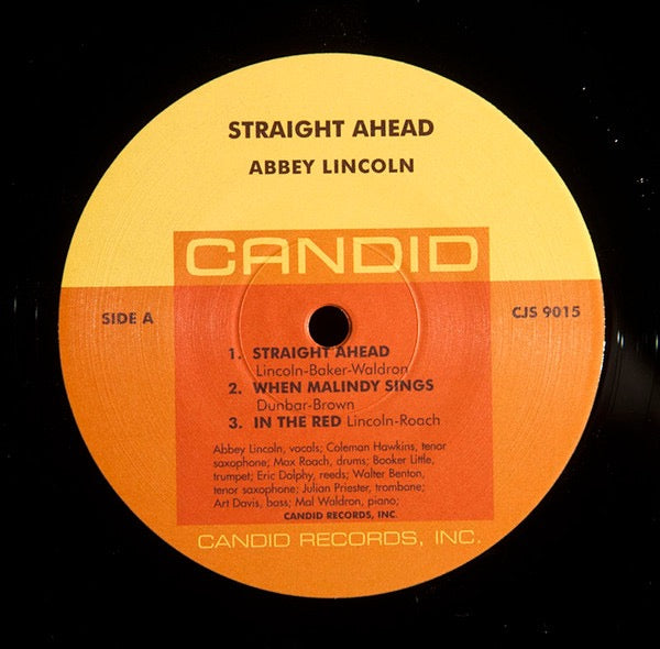 Abbey Lincoln – Straight Ahead (Vinyl LP, Candid reissue) – Near Mint