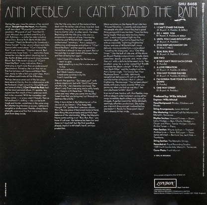 Ann Peebles – I Can't Stand the Rain (Vinyl LP, London Records, 1974) – EX / NM