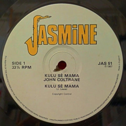 John Coltrane - Kulu Se Mama (Vinyl LP, Jasmine UK) - EX / EX