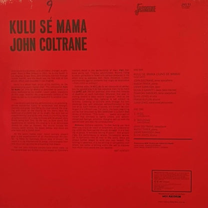 John Coltrane - Kulu Se Mama (Vinyl LP, Jasmine UK) - EX / EX